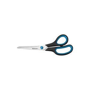 WESTCOTT Ciseaux Easy Grip, longueur: 210 mm, bleu/noir