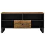 vidaXL Meuble TV 100x33x46 cm bois de manguier et d'ingénierie
