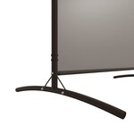 vidaXL Cloison de séparation 3 panneaux Anthracite 525x180 cm Tissu