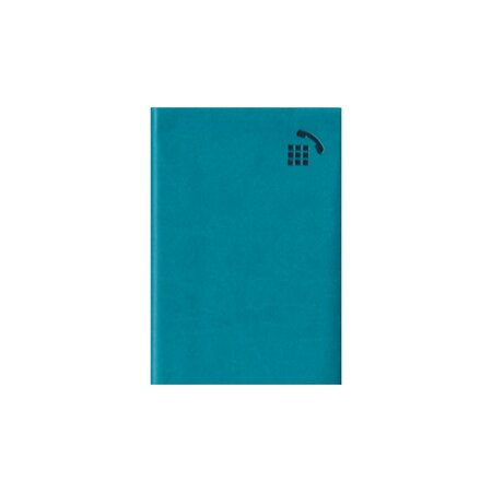 Répertoire / Carnet d'adresses 9 x 13 cm - Turquoise