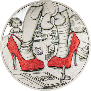 Pièce de monnaie en Argent 2 Dollars g 15.57 (1/2 oz) Millésime 2023 Be Big MOMMY GIRL