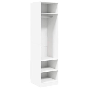 vidaXL Garde-robe Blanc 50x50x200 cm Bois d'ingénierie