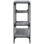 vidaXL Table console sonoma gris 100x30x75 cm bois d'ingénierie