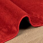 vidaXL Tapis OVIEDO à poils courts rouge 160x230 cm