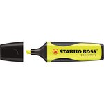 Surligneur Grip BOSS EXECUTIVE pointe Biseautée jaune x 10 STABILO