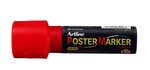 Marqueur 'PosterMarker Tempera' 'EPP30' pointe carrée 30 mm rouge ARTLINE