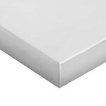 vidaXL Étagères murales 2 Pièces 50x40x3 cm argenté acier inoxydable