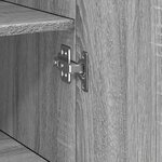 vidaXL Buffet haut sonoma gris 45x42 5x185 cm bois d'ingénierie