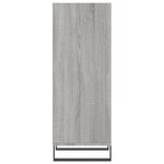vidaXL Buffet sonoma gris 34 5x32 5x90 cm bois d'ingénierie