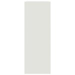vidaXL Buffet blanc 67x39x107 cm acier