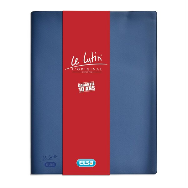 Protège-documents 'Le Lutin Original' PVC 10 Pochettes 20 Vues Bleu ELBA