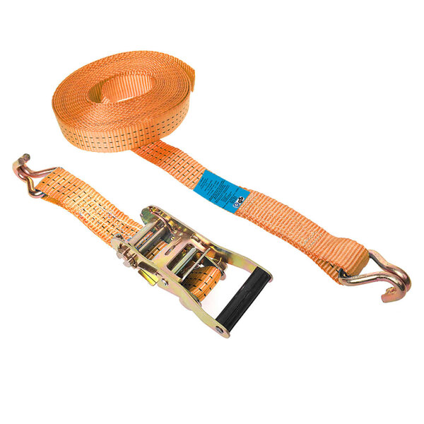 Courroie d'attache avec cliquet + 2 crochets ProPlus 8 m 3000 kg