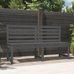 vidaXL Banc de jardin gris 157 5 cm bois massif de pin