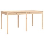 vidaXL Ensemble à dîner de jardin 7 Pièces bois massif de pin