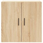 vidaXL Armoire murale chêne sonoma 60x31x60 cm bois d'ingénierie