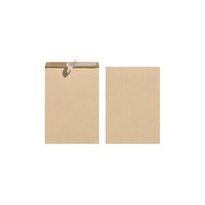 Herlitz 10 enveloppe d'expédition, c5, sans fenêtre, marron