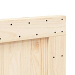 vidaXL Tête de lit 100x104 cm bois massif de pin