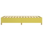vidaXL Cadre de lit Vert 100 x 200 cm Tissu