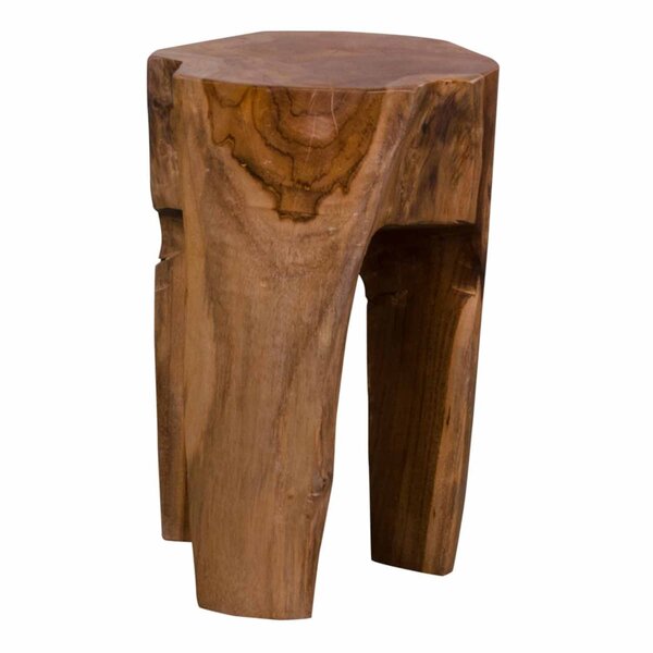 Tabouret en teck rose 40 cm