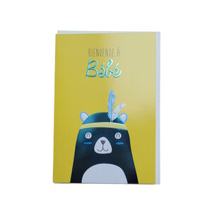 Carte De Voeux - Naissance - Bienvenue à bébé - Garçon