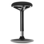 Tabouret dynamique tabouret assis debout siège de travail rotatif à 360° ergonomique hauteur réglable 50-70 cm sans assemblage noir 12_0001460