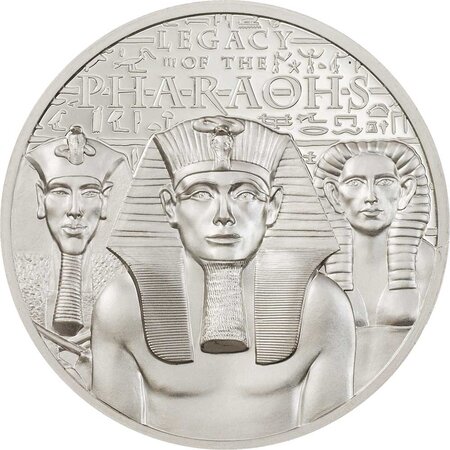 Pièce de monnaie en Platine 250 Dollars g 31.1 (1 oz) Millésime 2022 Legacy Pharaohs LEGACY OF THE PHARAOHS