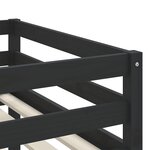 vidaXL Lit mezzanine enfants échelle 90x200 cm bois pin massif
