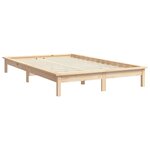 vidaXL Cadre de lit 120x200 cm Bois de pin massif