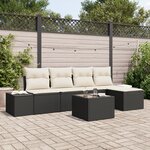 vidaXL Ensemble de Canapés de Jardin 5 pièces avec Coussins