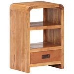 vidaXL Table de chevet 40x30x60 cm Bois acacia massif et finition miel