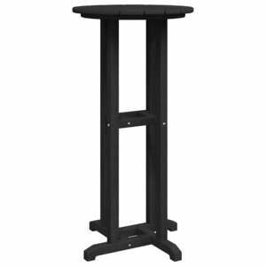 vidaXL Table de bar Noir 55 x 55 x 107 cm Polyéthylène