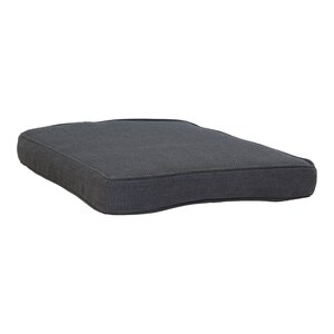 Coussin pour chaise de jardin noir 46x5 x 38 cm