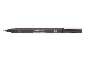 Feutre technique PIN 01200 GF 0 1 mm Gris foncé UNI-BALL