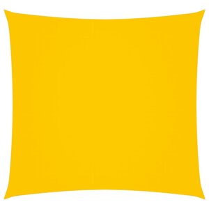 vidaXL Voile de parasol Tissu Oxford carré 2x2 m Jaune