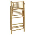 vidaXL Chaises de bistro pliantes lot de 2 et coussins blanc crème