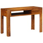 vidaXL bureau 110x50x73 cm en bois massif d'acacia