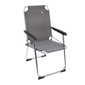 Bo-Camp Chaise de camping pliable Copa Rio Classic Gris