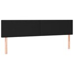 vidaXL Sommier à lattes de lit avec matelas noir 120x190 cm tissu