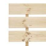 vidaXL Cadre de lit bois de pin massif 120x200 cm