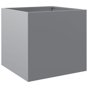 vidaXL Jardinière argenté 42x40x39 cm acier galvanisé