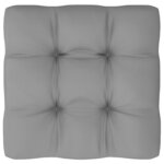vidaXL Repose-pieds de jardin avec coussins lot de 2 Pin massif