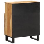 vidaXL Buffet 60x34x75 cm bois de manguier massif brut