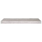 vidaXL Étagères murales flottantes 2 Pièces gris béton 60x23 5x3 8 cm MDF