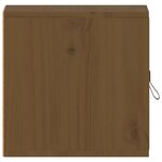 vidaXL Armoire murale Marron miel 31 5x30x30 cm Bois de pin massif