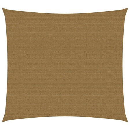 vidaXL Voile d'ombrage 160 g/m² Taupe 4 5x4 5 m PEHD