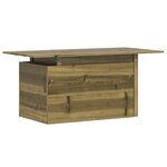 vidaXL Table de jardin 100x50x75 cm bois de pin imprégné