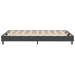 vidaXL Sommier à lattes de lit Gris foncé Tissu 120x200 cm