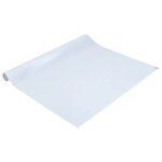 vidaXL Films pour fenêtre 3 Pièces statique dépoli blanc transparent PVC