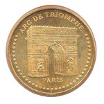 Mini médaille monnaie de paris 2008 - arc de triomphe