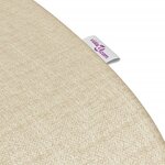 vidaXL Chaise assis-genoux crème 55x84x55 cm contreplaqué de bouleau
